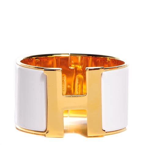 hermes hh bracelet|Hermes extra wide h bracelet.